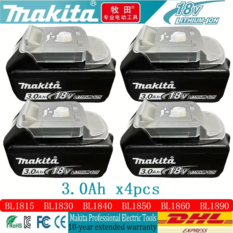 

Original genuine 18V Makita 2Ah/3Ah/5Ah/6Ah Compatible Makita BDA350 BDA350Z, BDF451, BDF451Z, Series Replacement Battery