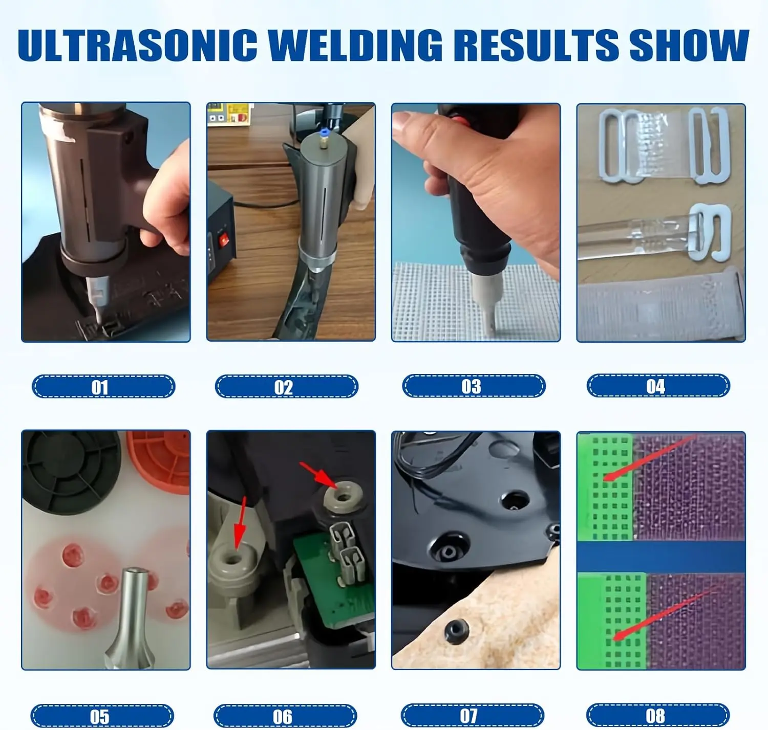 1000W Ultrasonic Plastic spot Welder 28kHz Ultrasonic Welding machine car body repair with 2 nozzels