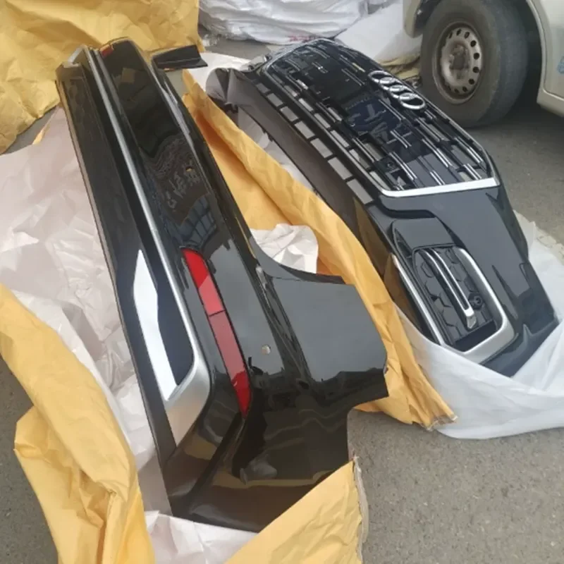 for Audi A6L Front Bumper Assembly Ordinary Model to Sports Elegant to Dynamic Conversion Kit