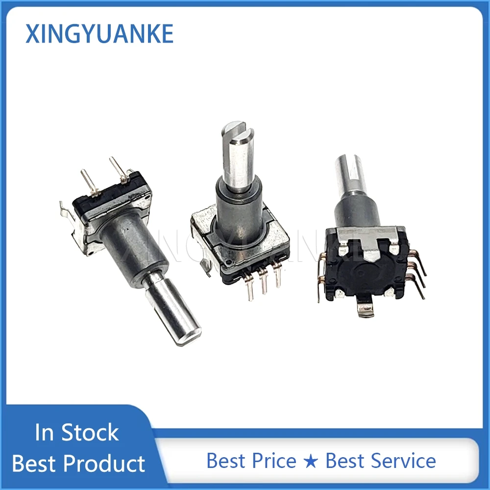 1PCS EC11 Rotary Encoder With Push Button Switch 30 Position Audio Volume Code Switch 5-Pin Shaft Length 22MM