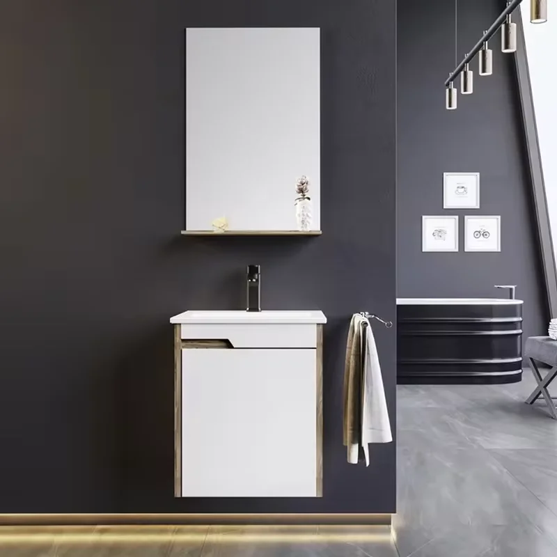 Modern Bathroom Vanity Cabinets with Sink and Toilet 24 Inch Wall Cabinet Chinese Vanitypromote sales