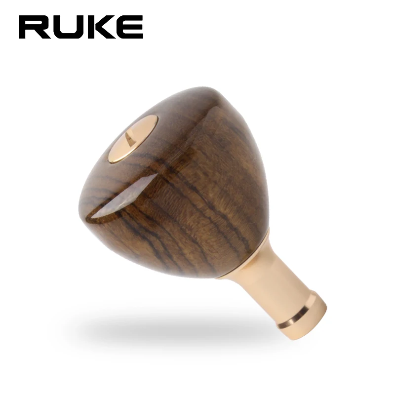 Ruke New Fishing Reel Handle Wooden Knob For Dai/Shima Reel Accessory Phoebe Sheare  Materials For S/D Casting And Spinning Reel