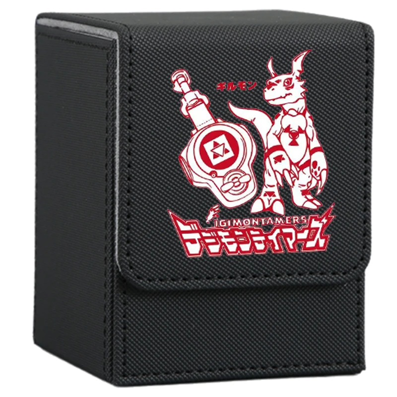 Digimon Adventure Kartenetui Growmon Gargomon Kyubimon Rapidmon Taomon Leder Actionfiguren Anime Game Collection Aufbewahrungsbox