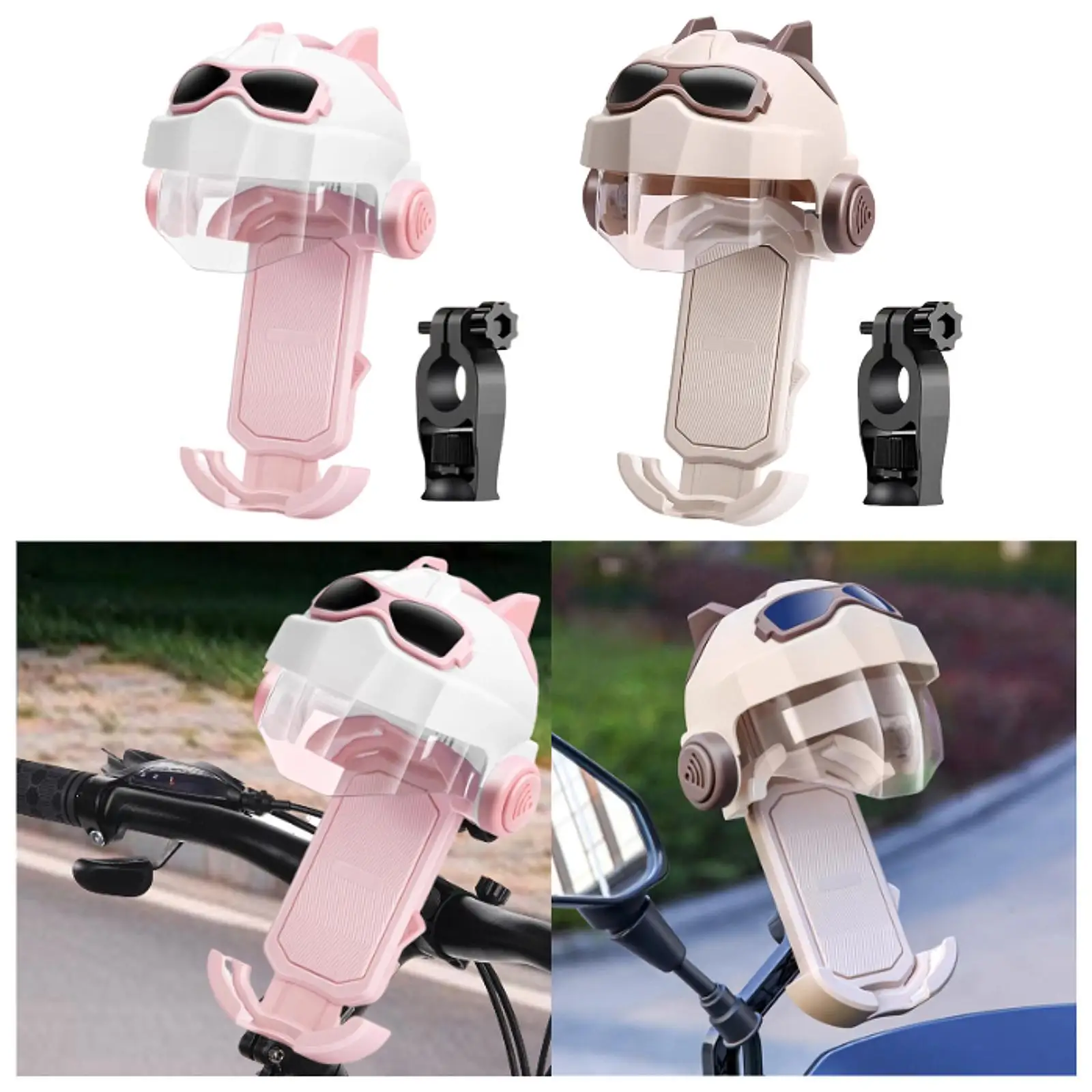 حامل هاتف للدراجات النارية، حامل هاتف للدراجة، مشبك قفل تلقائي عالمي، حامل هاتف محمول للدراجات النارية #2