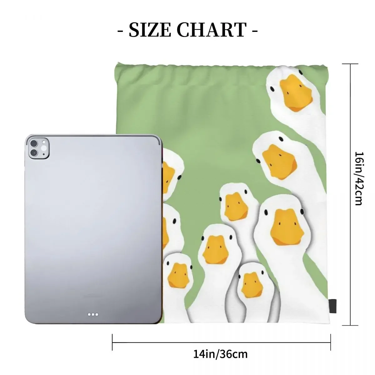 حقائب ظهر على شكل حيوانات أوزة شعبية كرتونية متعددة الوظائف حقائب برباط محمولة حقيبة أشتات حقائب كتب للطلاب والرجل والمرأة