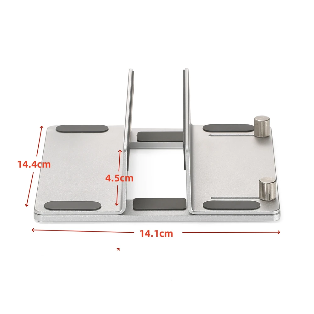 Base de liga de alumínio para mac mini m4/m4 pro 2024, suporte multifuncional antiderrapante para computador, base de resfriamento, acessório de base de armazenamento diy