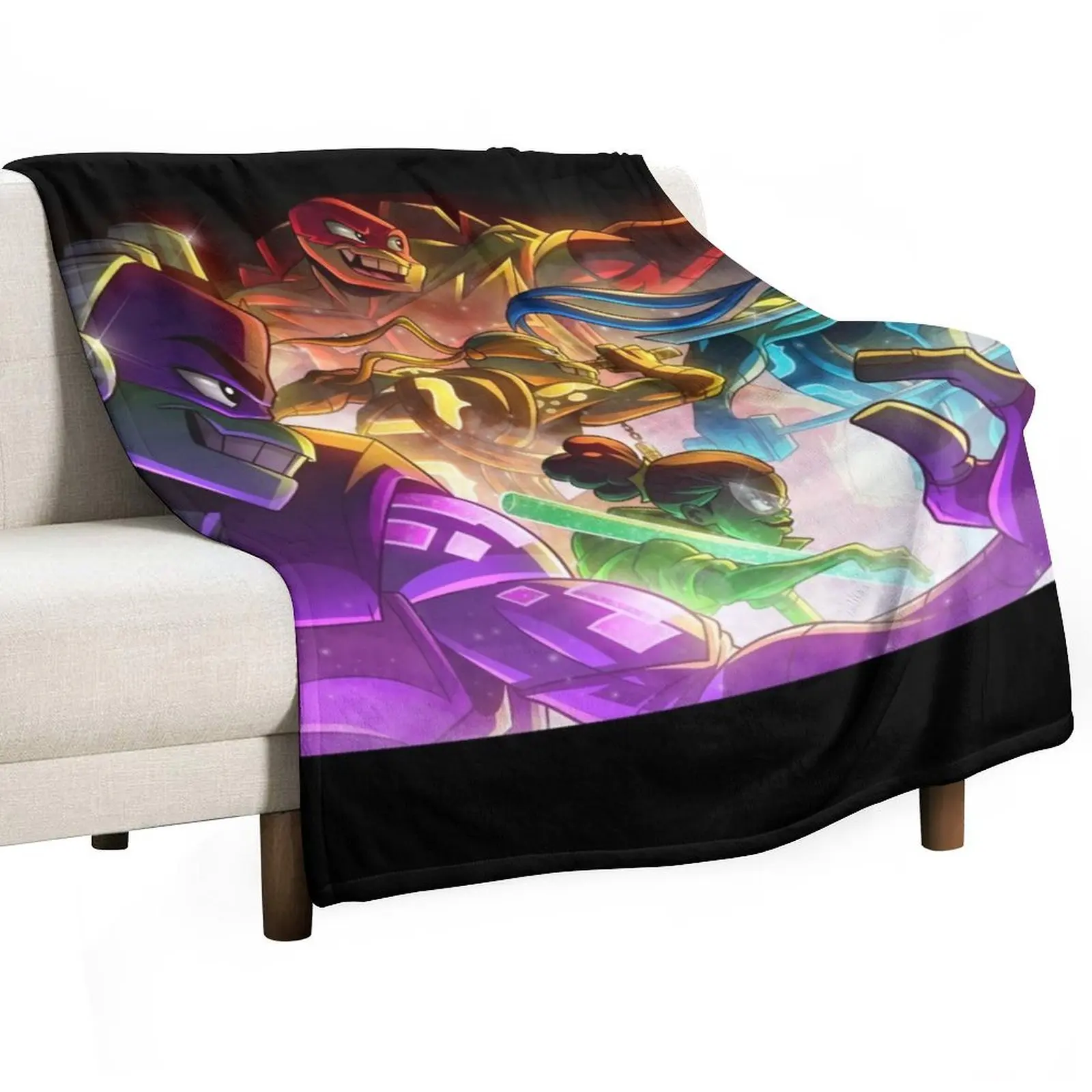 ROTTMNT - Rise of the Teenage Mutant Ninja Turtles Colors Throw Blanket christmas decoration Hairys Blankets