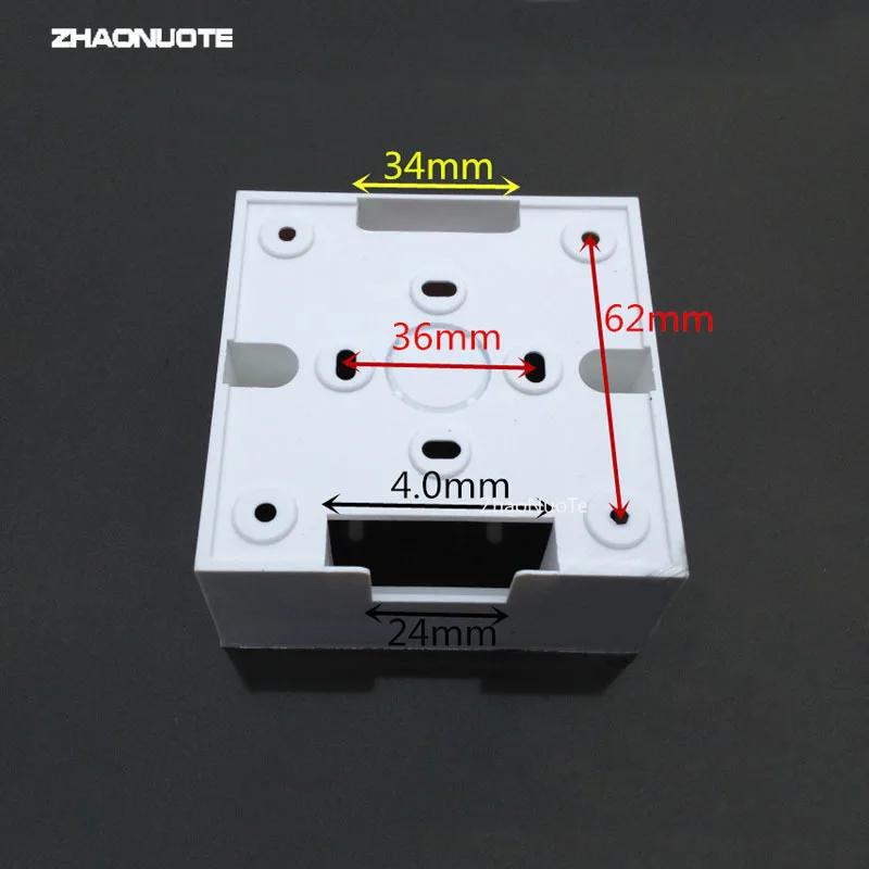 86 Type Universal Socket Switch Electrical Mounting Box Flame Retardant Wire Junction Boxes 86*86*40mm