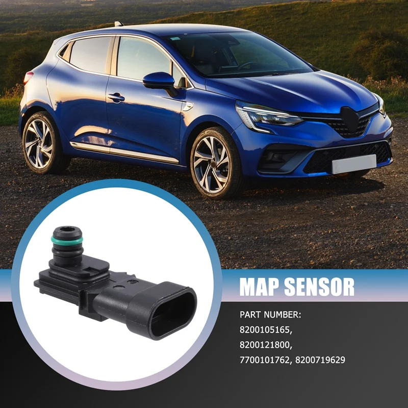 8200121800 8200105165 7700101762 MAP Sensor for Renault Clio Espace Kangoo Megane Scenic Laguna Logan Thalia 1.2