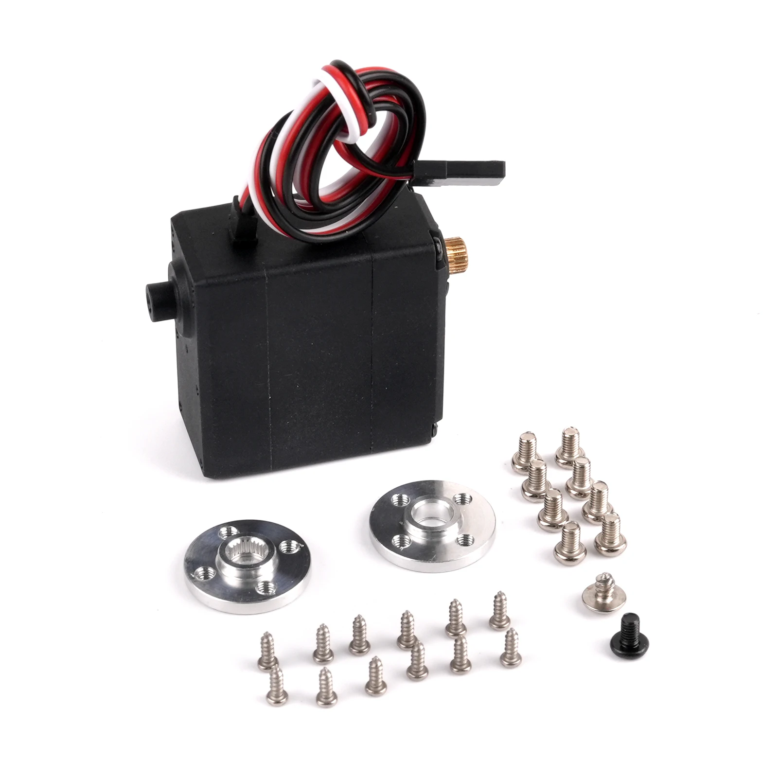 15KG TD-7115MG Metalowy cyfrowy serwomechanizm przekładni kierowniczej Silnik ze szczotką węglową 180/270 stopni Sterowane pod kątem części robota Serwomechanizmy