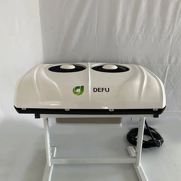 التلقائي على السطح مروحة مزدوجة عالية الكفاءة تكييف الهواء 12 فولت مكيف هواء للسيارة لشاحنة سيارة فان #2