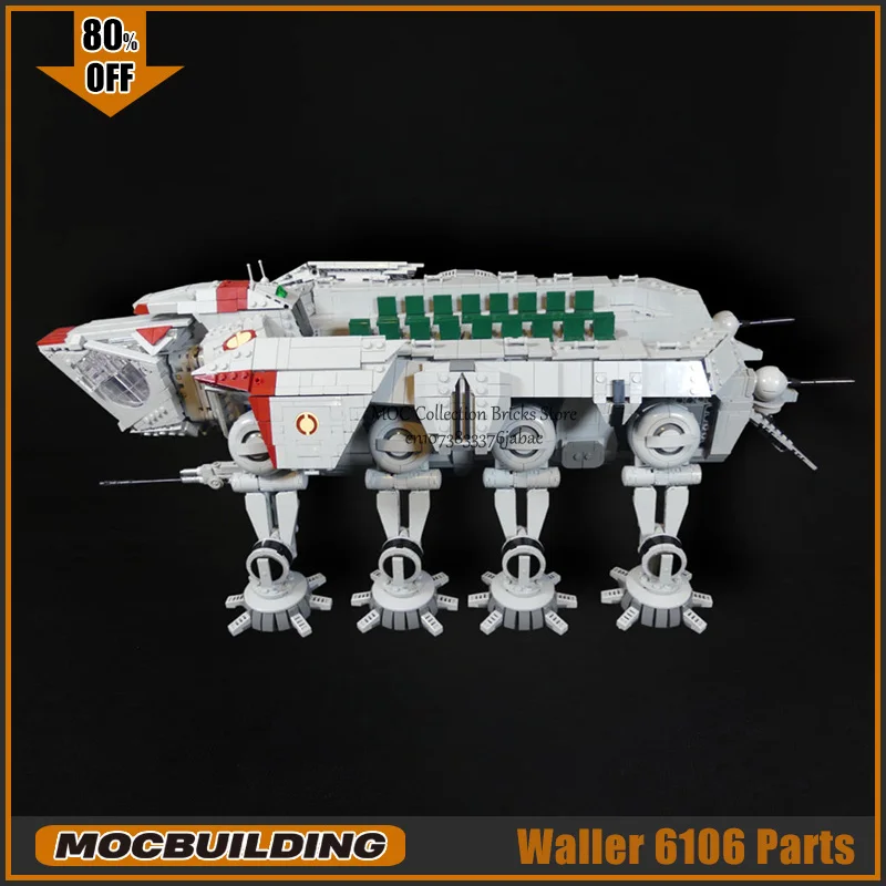 Movie Scene Walker Robot MOC Building Blocks Space Battle Raider Technology Bricks DIY Assembly Toys Collection Xmas Gifts