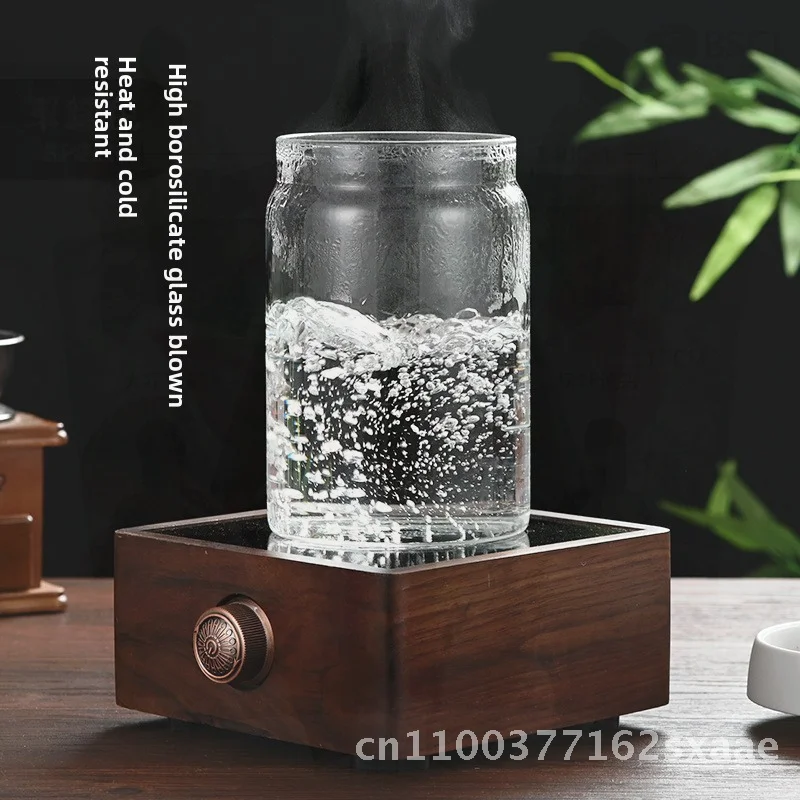 

Герметичная банка для хранения из боросиликатного стекла с крышкой. Современное минималистское вакуумное хранение кофейных зерен белого и черного цвета, размеры 500–1800 мл.