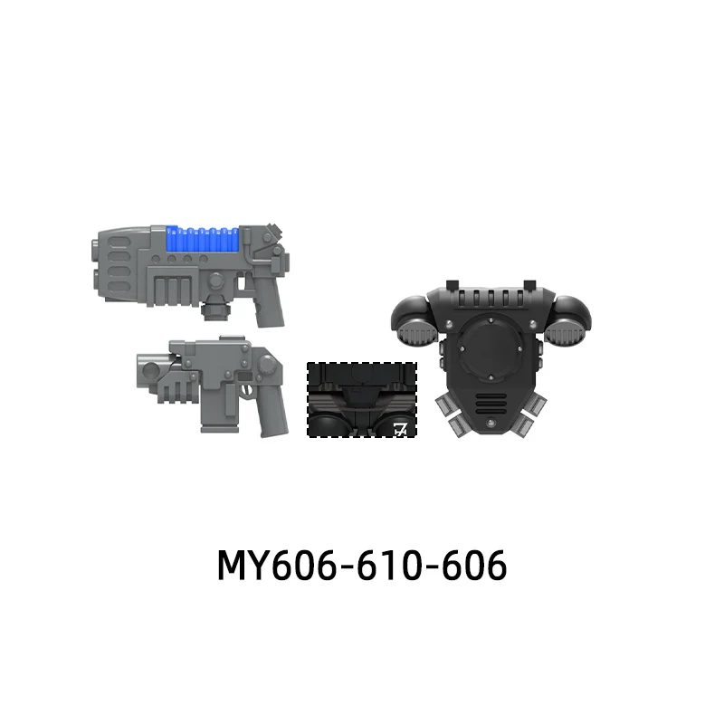 The Raven Iron Space Salamanders Marine Wolves Hands Guard Action Figures Model Blocks MOC Bricks Set Gifts Toys MY606-MY610