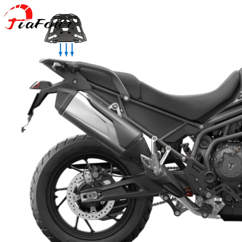 Багажник увеличенной пластины для Tiger 900 GT GTLOW RALLY PRO Tiger 850, спортивный багажник для мотоцикла, полка на заднюю панель