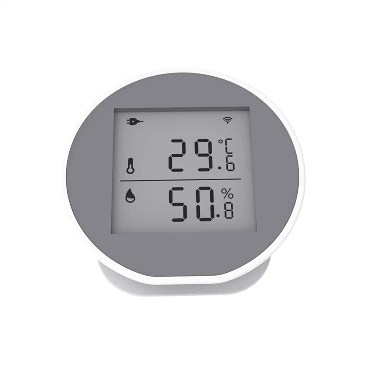 (CNIM) Temperature Humidity Sensor LCD Screen Indoor Hygrometer Thermometer Detector Automatic Alarm Smart Life App Control