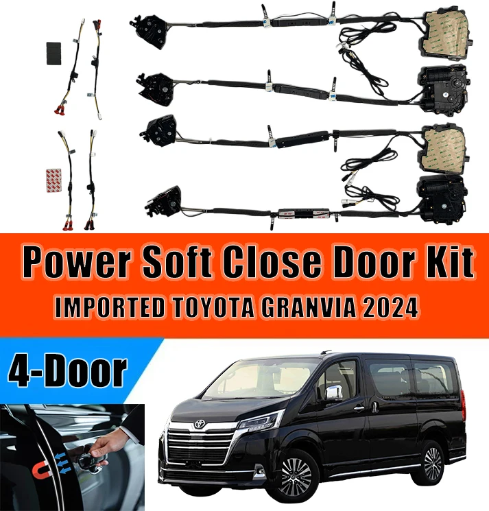 Xcar for IMPORTED TOYOTA GRANVIA 2024 ，Car OEM Automatic Soft Close Door Electric Suction Kit Auto Power Closing