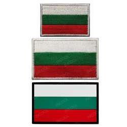 Bulgaria Embroidered Flag Patches Appliqued PVC Rubber Bulgarian Embroidery Patch For Clothing Backpack Jackets