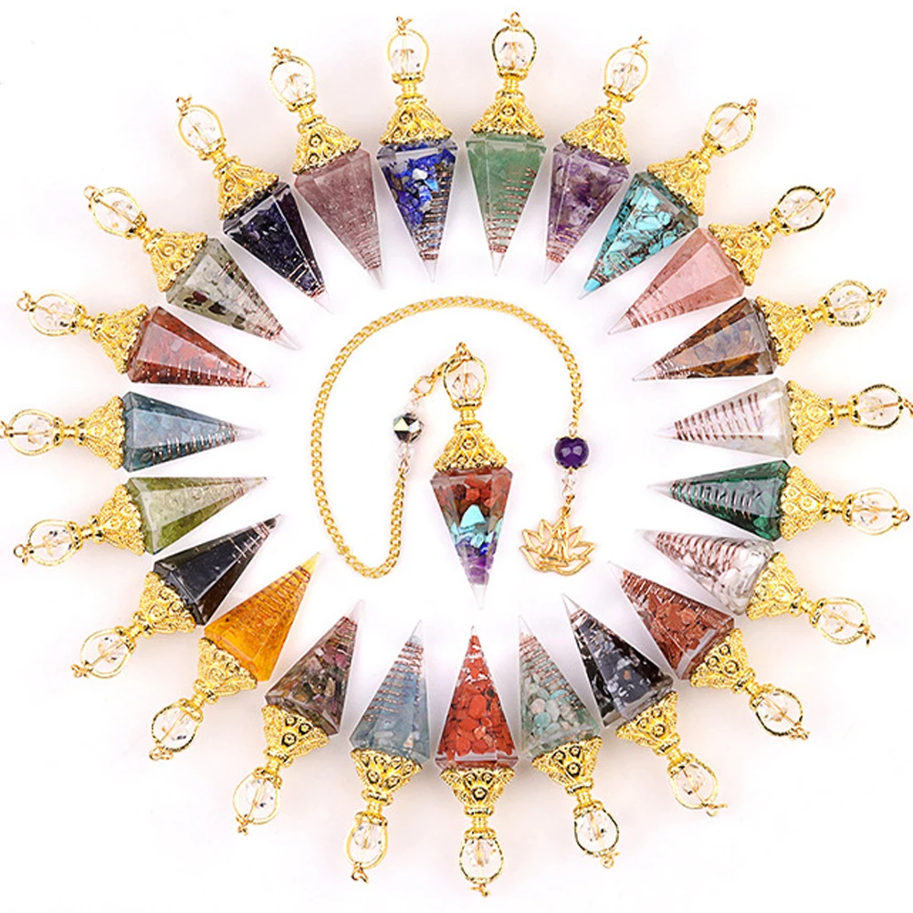 Natural Crystal Opal Colorful Hexagonal Pendant Necklace for Women