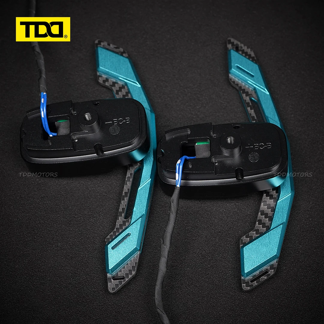 TDD Carbon Fiber Aluminum Alloy Magnetic Shift Paddles for Mercedes AMG  New Multi Color Shift Paddles