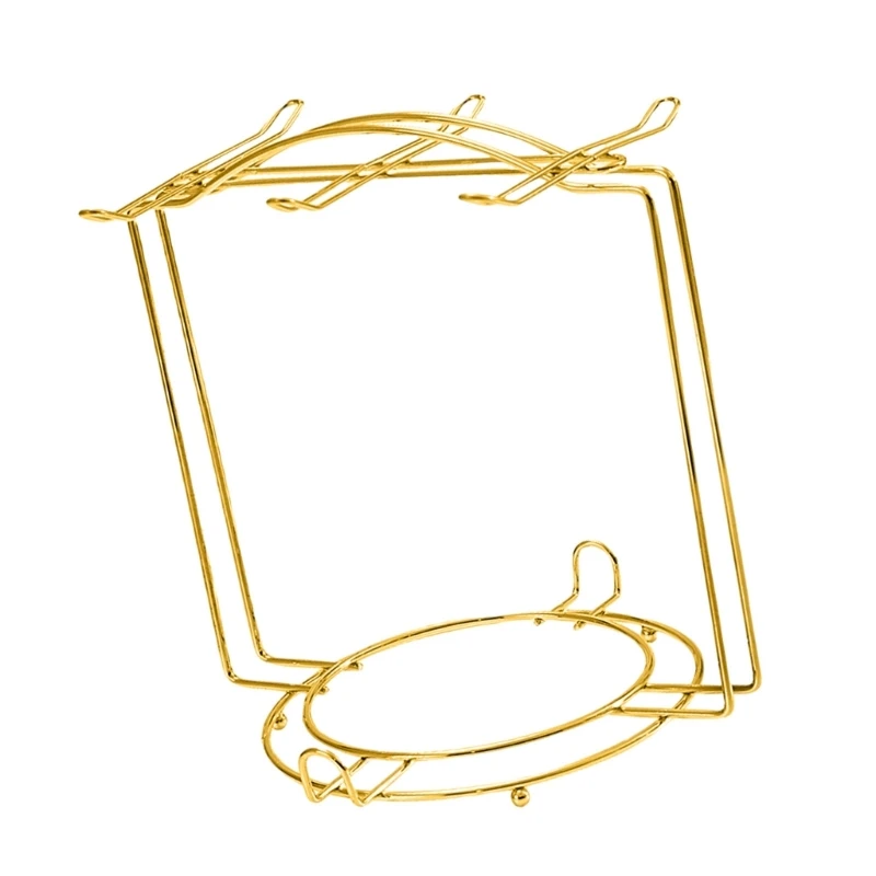 Support tasse peu encombrant, élégant organisateur tasses à café d'assiettes, égouttoir en fer pour cuisine salle à