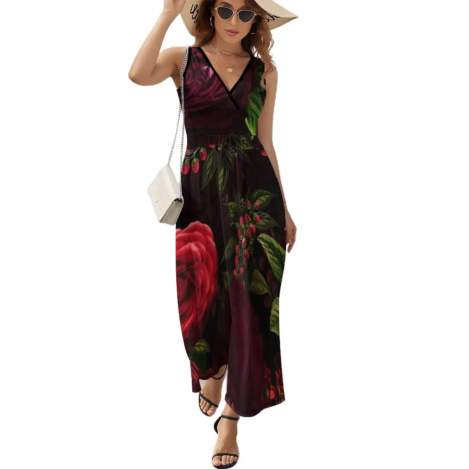 Mystical night VI Sleeveless Dress elegant women's sets women clothes