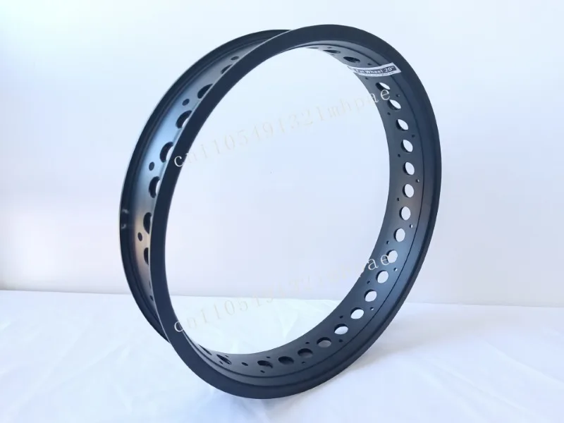 Snow Wheel Rim 80mm 26 20 24 4.0 Double Wall Electric Bike Fat Rim 20x4 Fat Bike Single Chamber Perforated Wheel