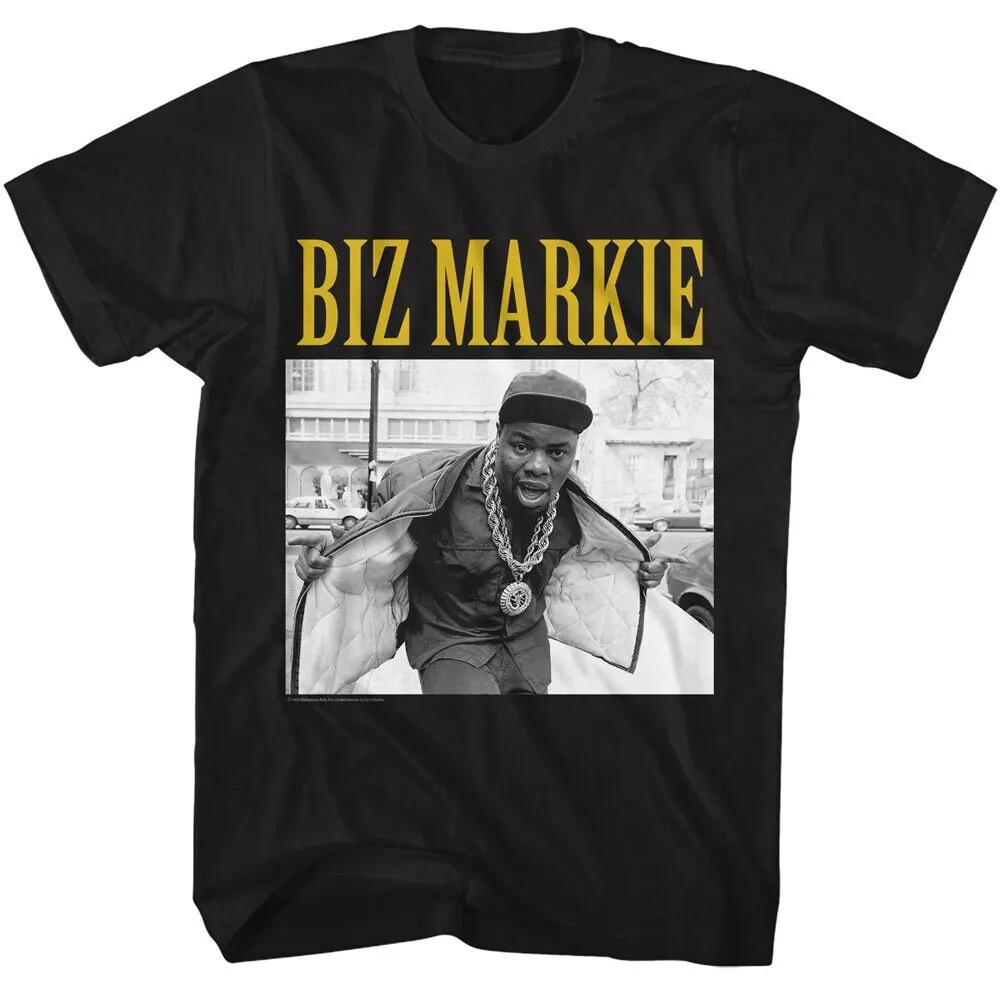 Biz Markie Black and White Picture T Shirt