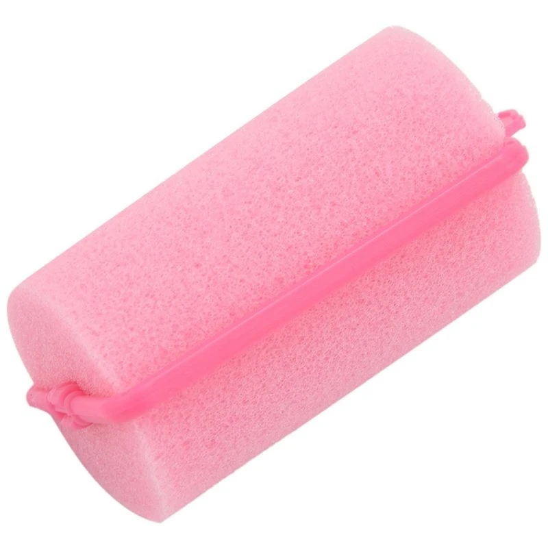 Beauty 36Pcs Dark Pink Hair Styling Soft Foam Sponge Rollers Curlers Hairdressing Tool