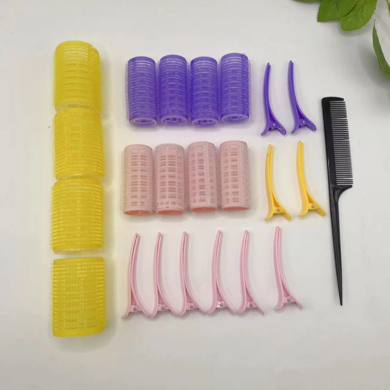

23 Piece Set Of Non Heat Curling Hair Tubes Fluffy Hair Roots No Harm To Hair Daily Style