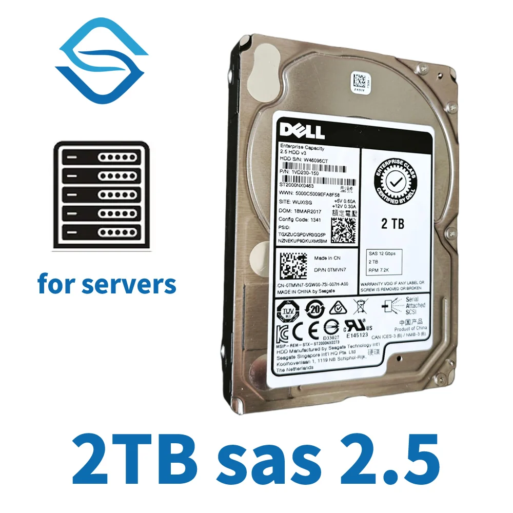 ديل 2 تي ساس 2.5 اتش دي دي st2000nx0433 st2000nx0463