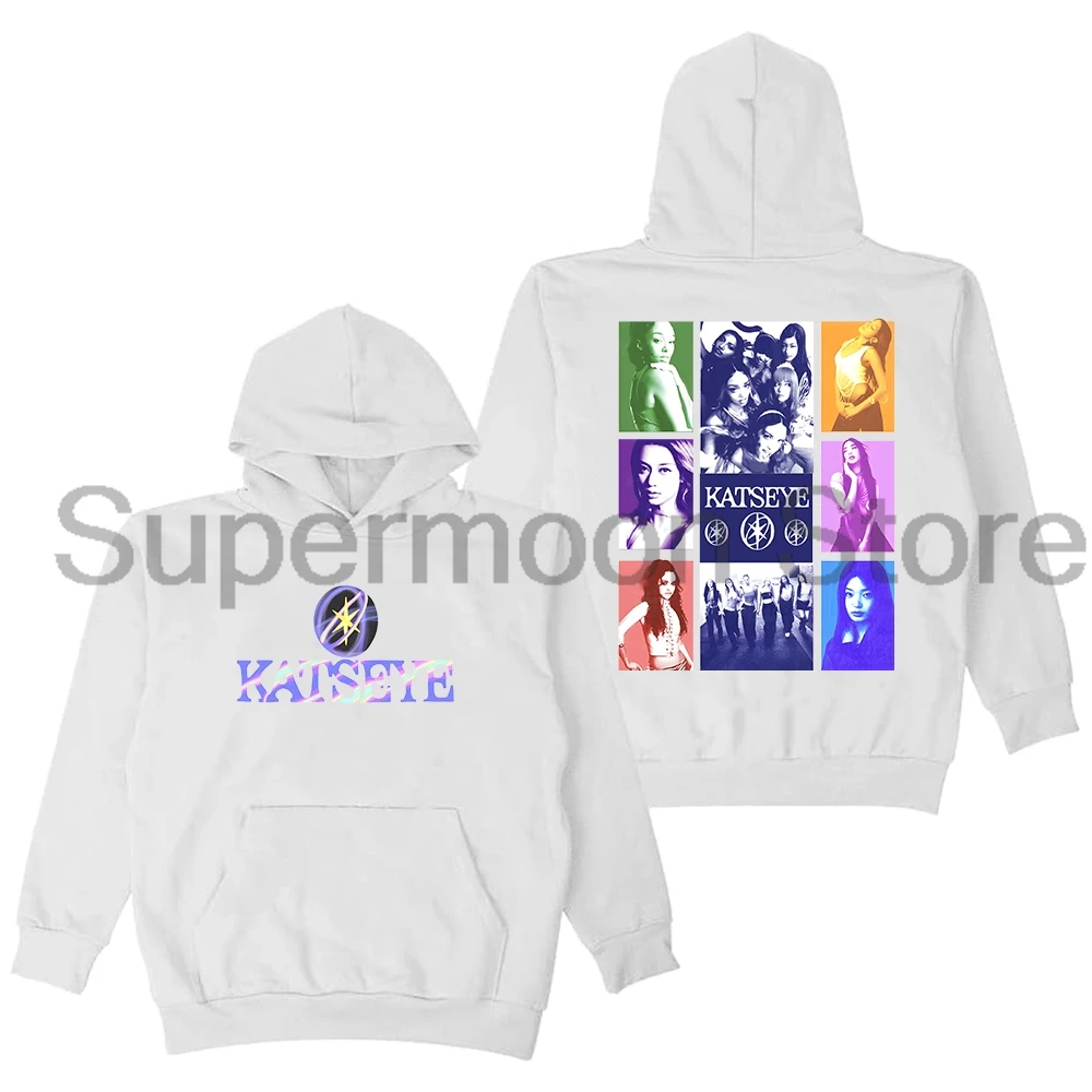 Kpop Katseye Merch Sudadera con capucha 2025 Hermoso Chaos Tour Ropa de calle de manga larga Hombres Mujeres Sudaderas con capucha