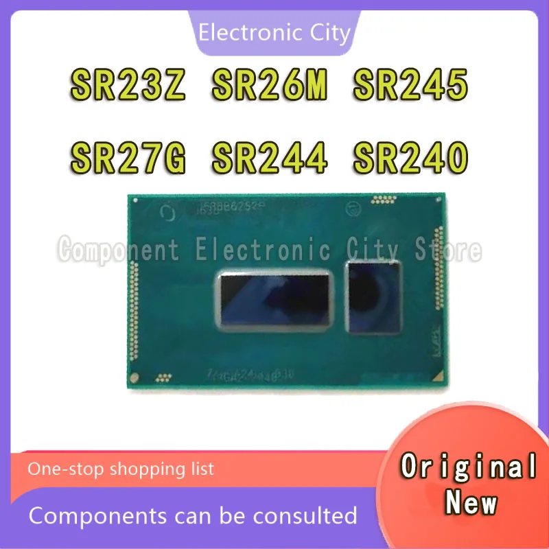 

100% New SR244 i3-5005U SR245 i3-5015U SR23Z i3-5010U SR240 i3-5020U SR27G i3-5005U SR26M i3-5157U BGA