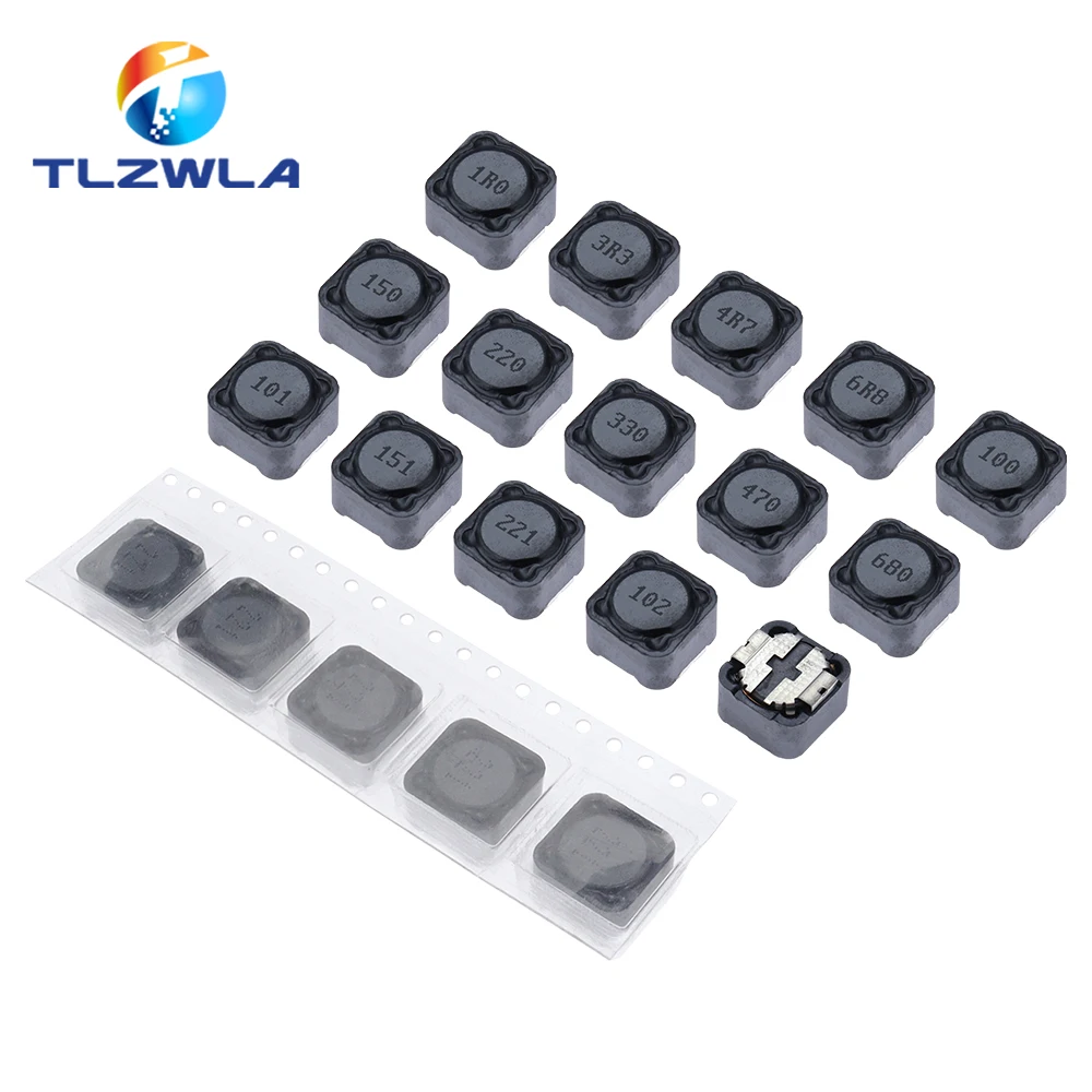 

CDRH127 Power Inductor 2.2/3.3/4.7/6.8/10/15/22/33/47/68/100/150/220/330/470UH SMD Inductance CD127 12*12*7mm