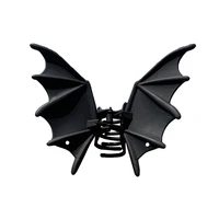 1 Piece Halloween Hair Accessories Metal Bat Hair Clips Black Color Cute Fashion Shark Clip For Women Girl Headwear Gifts 5