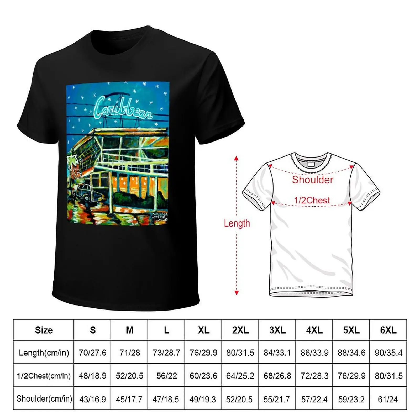 Caribbean Motel - NJ T-Shirt Urban Style Print T-Shirt