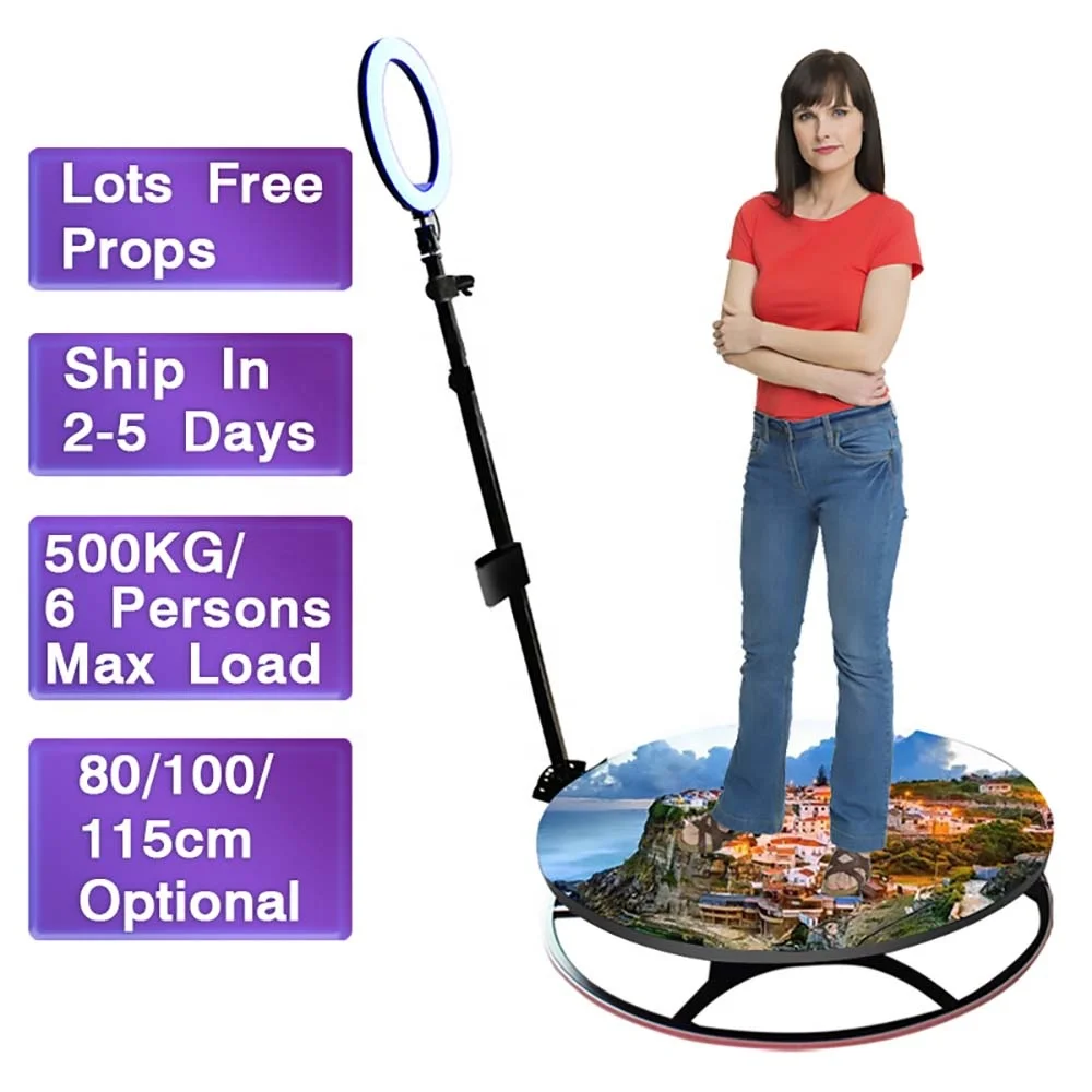 

High Quality Photo Booth Machine Adjustable 360 Degree Slow Motion Photo Booth Video Photobooth