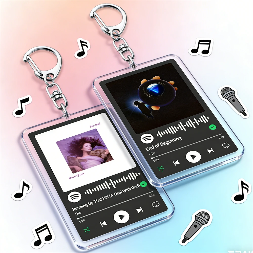 Llaveros de Música Populares, Running Up That Hill (A Deal with God), End of Beginning, Kate Bush, Djo Song, Joyería, Regalos para Fans y Amigos