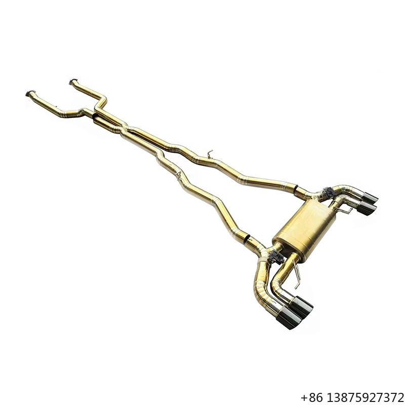 

High Quality Titanium Exhaust Pipe for M5 F90 G90 G99 4.4t 2018-2024 Valve Exhaust Muffler Racing Valvetronic Pipes With OPF