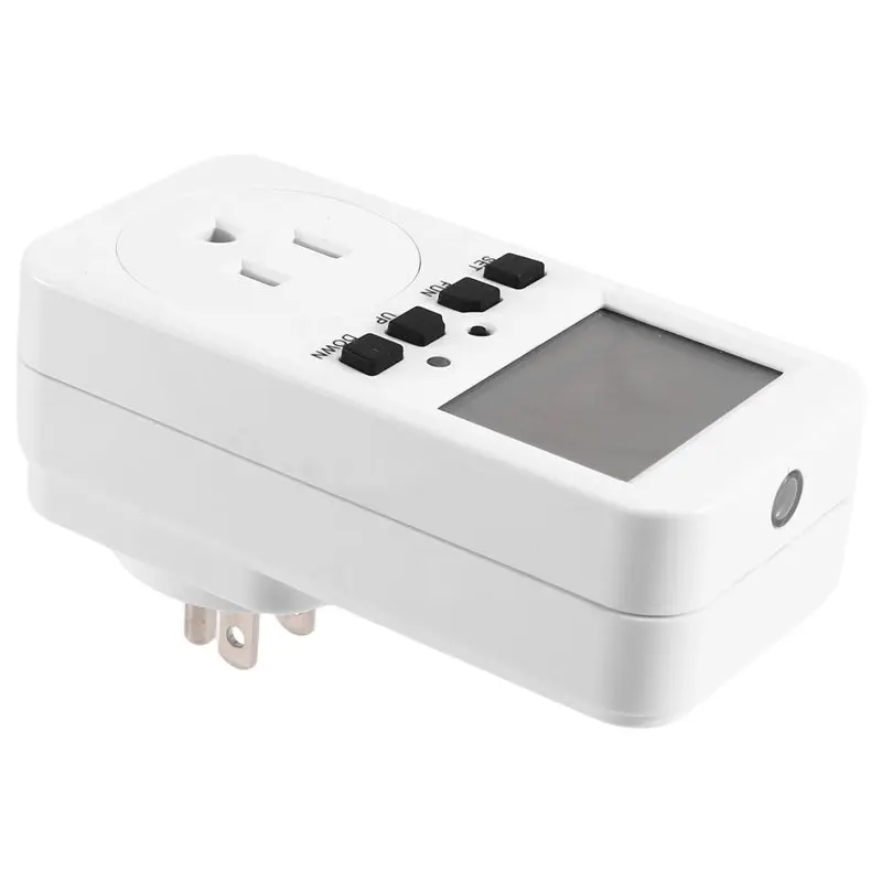 أعلى المطبخ الموقت المخرج 110 فولت الإلكترونية مؤقت رقمي التبديل الولايات المتحدة التوصيل للبرمجة توقيت المقبس مع شاشة الكريستال السائل #3