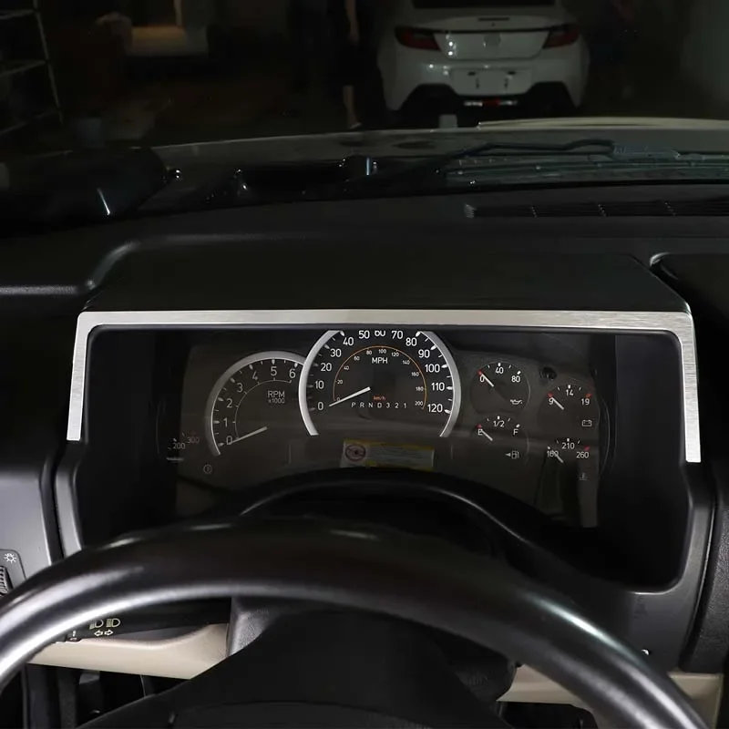 

for 03-07 Hummer H2 dashboard decorative frame/dashboard tachometer sticker aluminum alloy car interior accessories bright strip