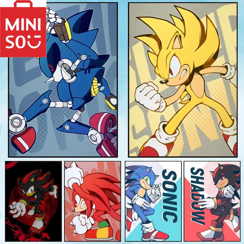 

Картина маслом по номерам, аниме, персонажи Соника, украшение для дома, картина, настенная картина для спальни, декор для комнаты, подарочная рамка