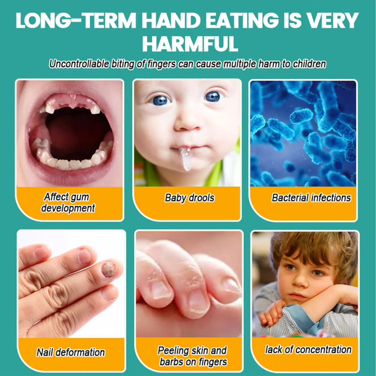 10ml Acqua per unghie amara Bambini Smalto per unghie anti-morso Estratti vegetali naturali liquidi Strumento per la cura delle unghie per i neonati Smettere di mordere le unghie