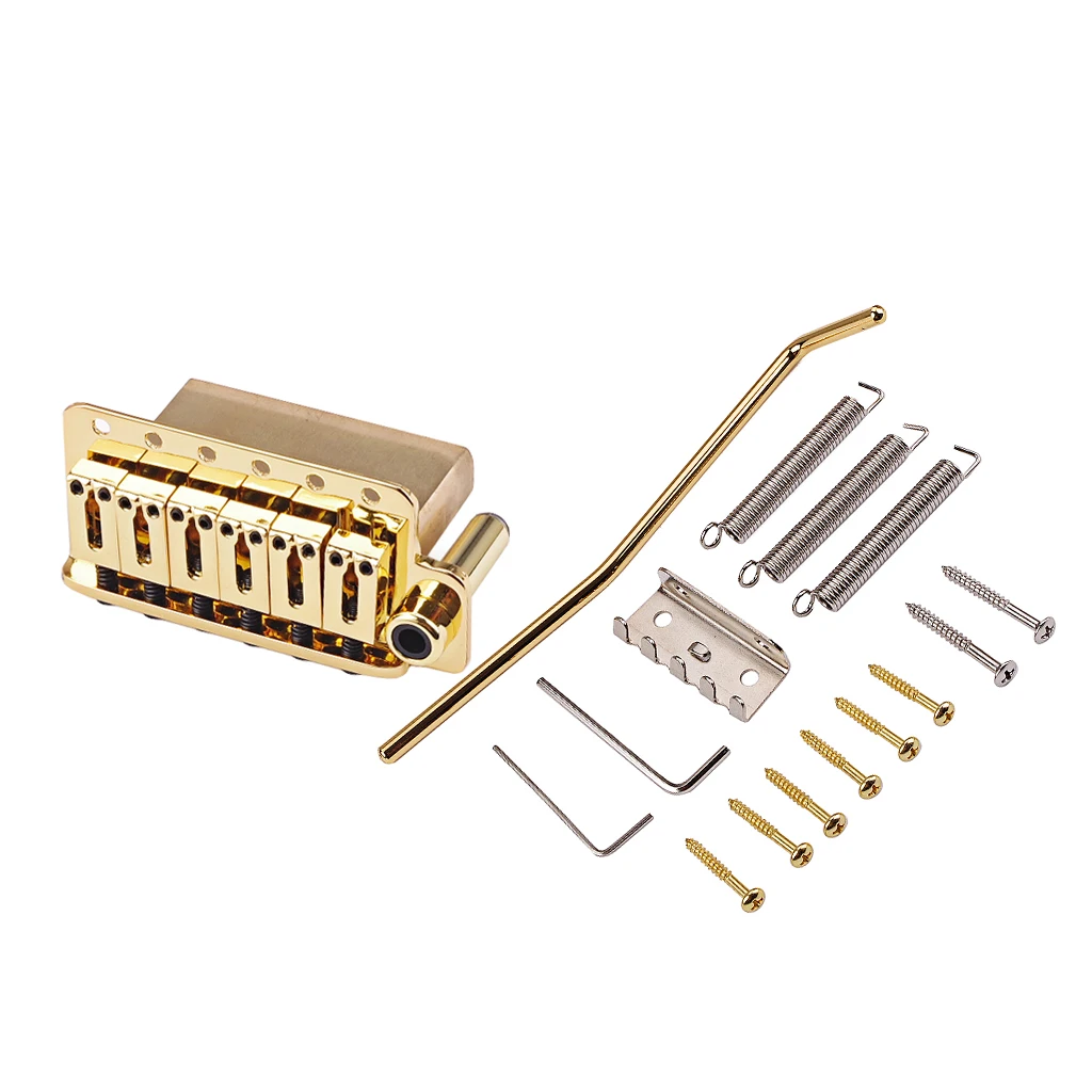 

Electric Guitar Tremolo Bridge System St Electric Guitar Tremolo System Brass Bridge Saddles for St Electric Guitar