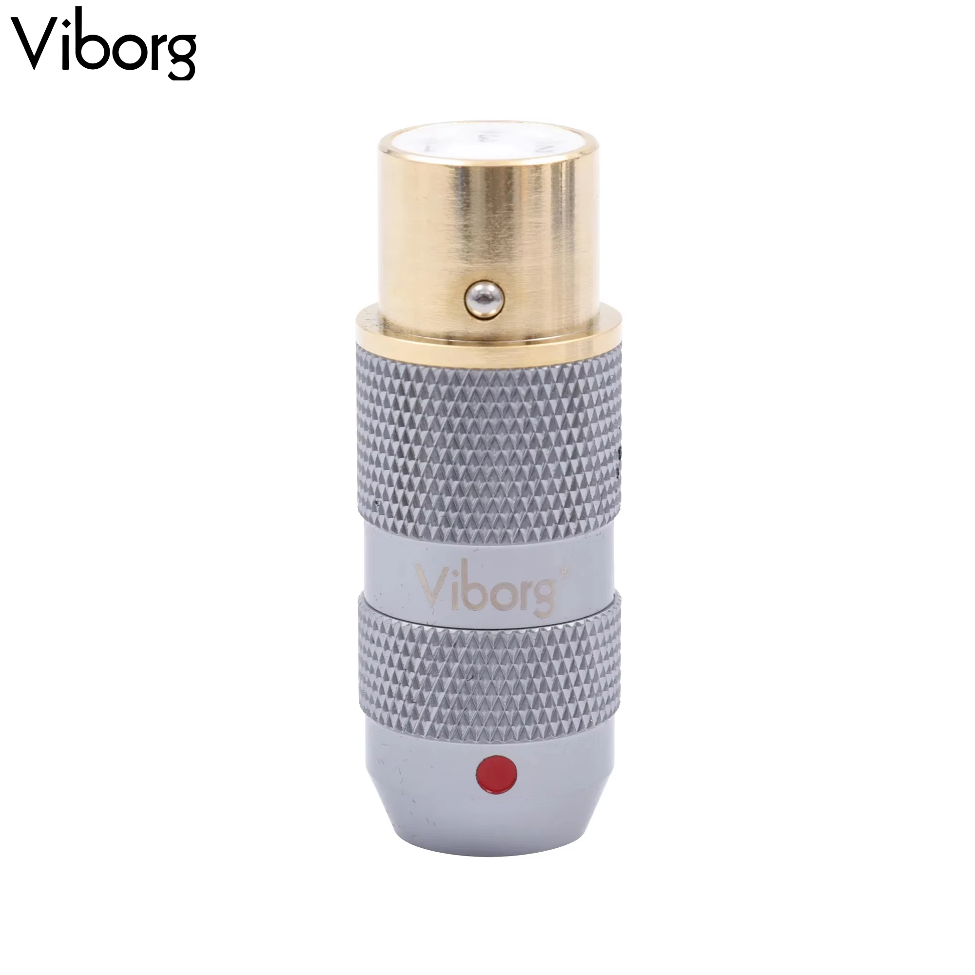 Viborg Premium XLR Male Connector 99.9998% Pure Copper Female Male XLR 3pin Jack Plug Terminal for MIC Headphone Cable Balance