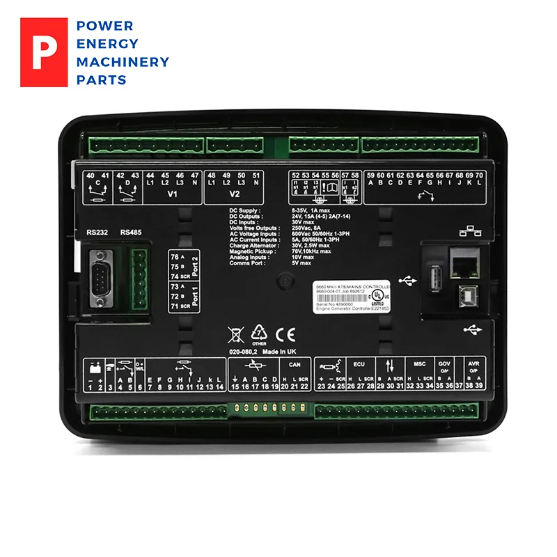 DSE8660 MKII Original Deep Sea Genuine Generator Controller LCD Display Control Module Panel  8660 DSE 8660 mkii