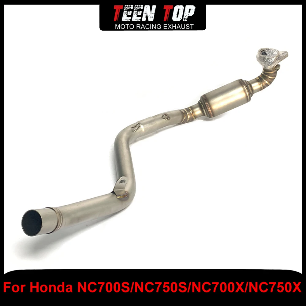 Front Link Pipe For Honda NC700S/NC750S Exhaust Header Motorcycle Tube Connect to Original Muffler NC700X/NC750X 2012-2020