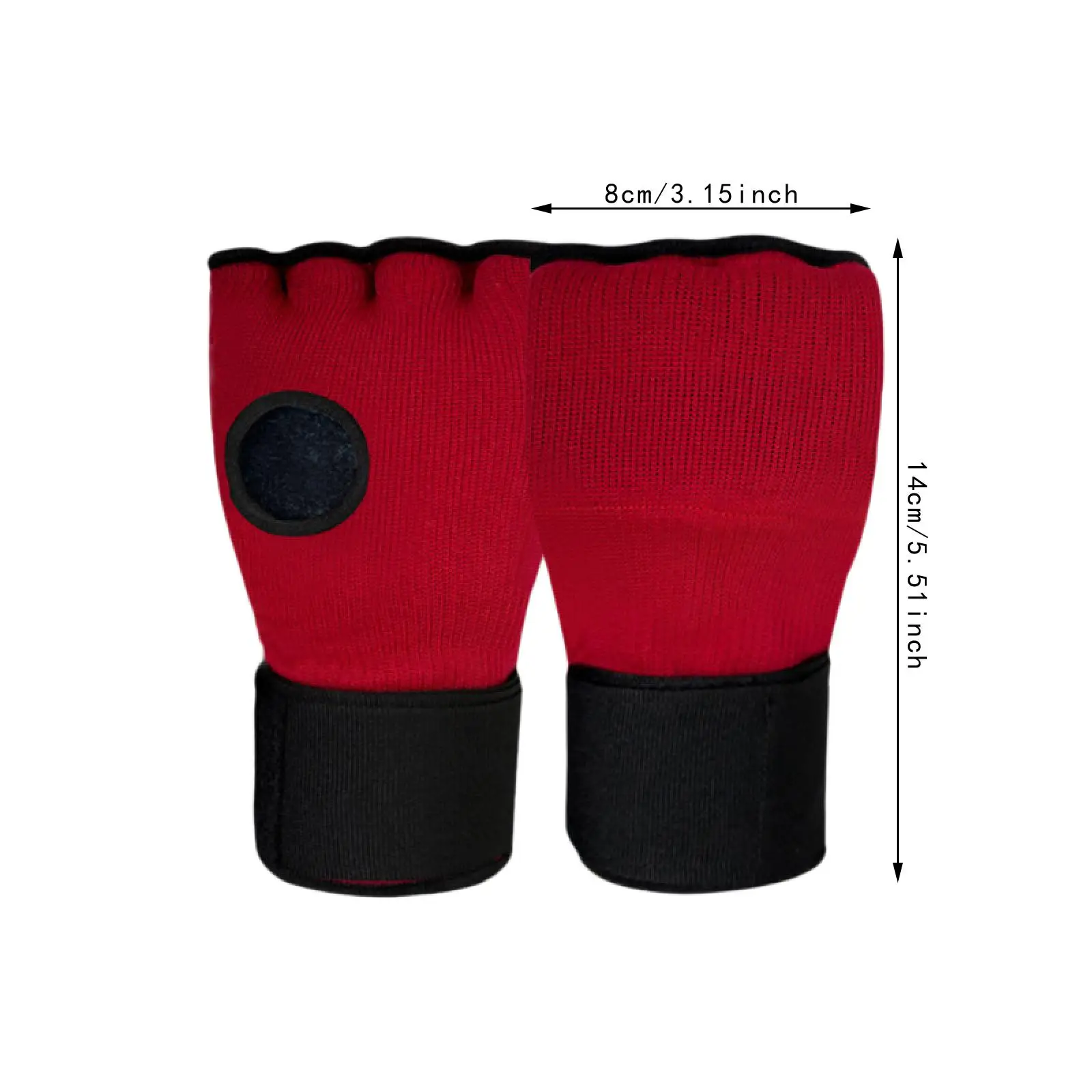 Gants intérieurs de boxe pour enfants, entraînement de poinçonnage, portables sous les mitaines, Protection moitié