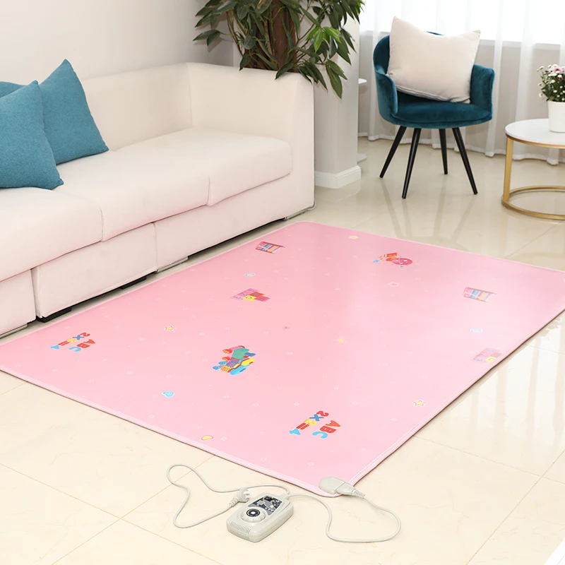 Carbon crystal floor heating pad, geothermal pad, electric blanket, heating pad, living room, electric floor heating