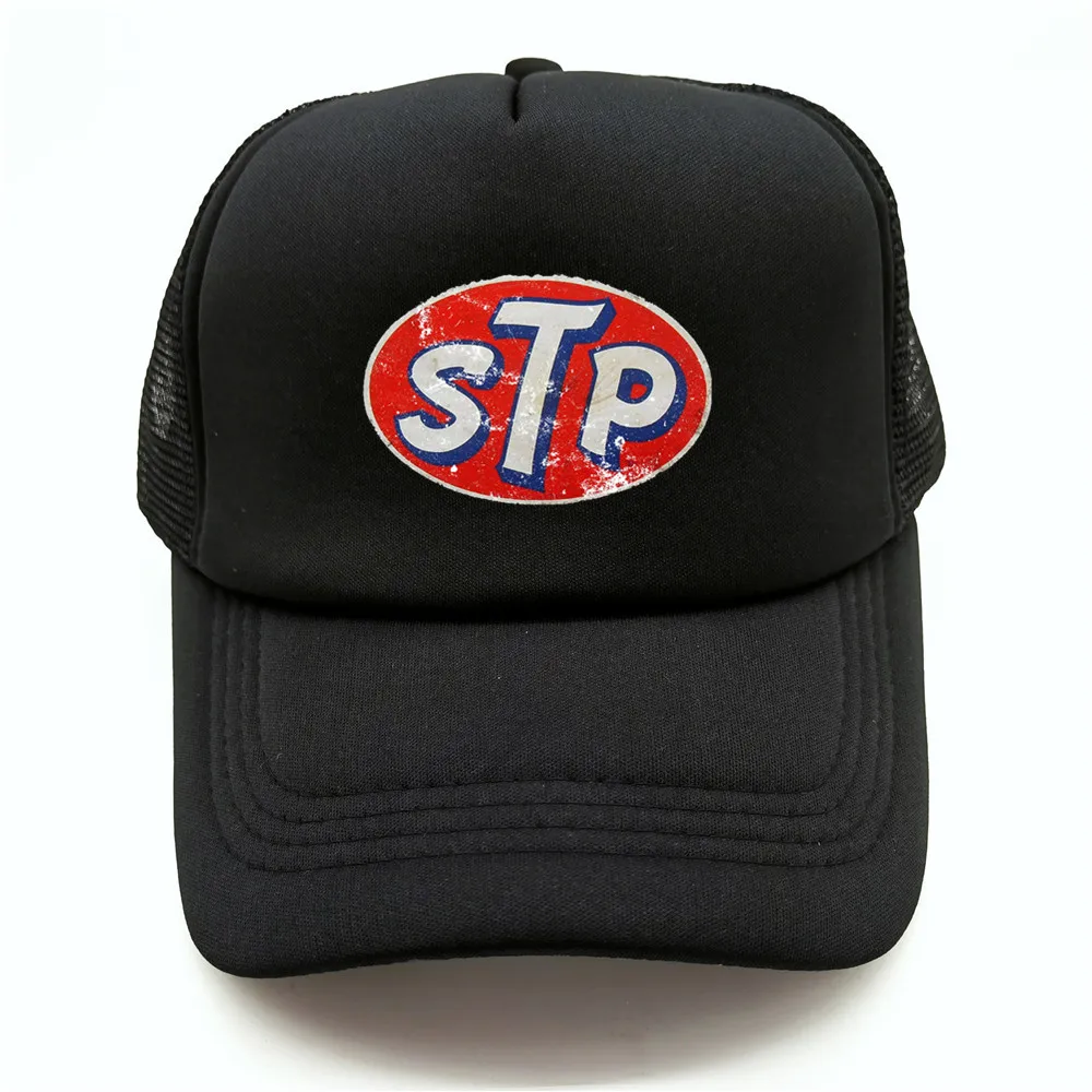 STP Trucker Cap STP Logo Baseball Caps Cool Summer Mesh Net Hat Snapback Hats